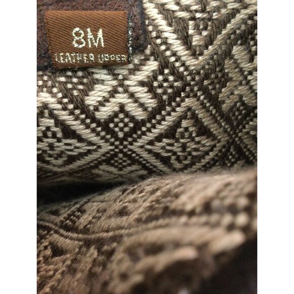 Sam Edelman Brown Suede Leather Moccasin Style Wedge Boots Size 8 M Tall - Picture 4 of 12